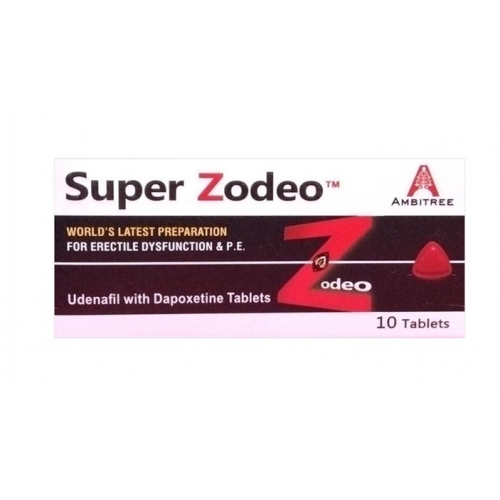 红水鬼双效片 乌地那非双效片 Super Zodeo 100mg+60mg