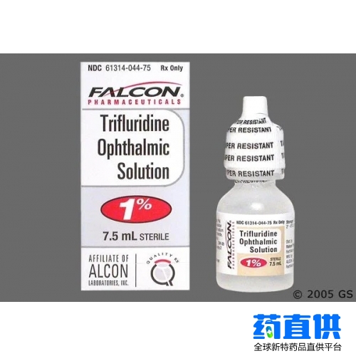 三氟尿苷	Trifluridine Viroptic