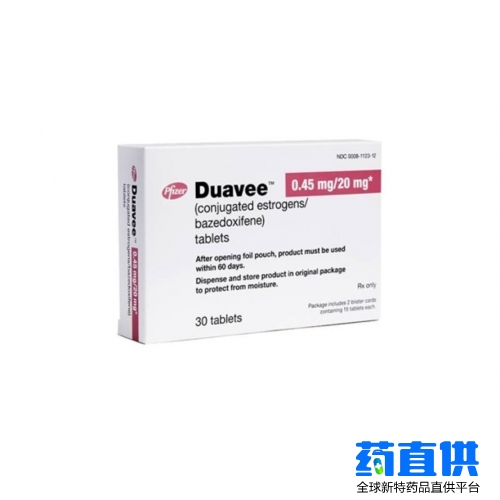 共轭雌激素/巴多昔芬 conjugated estrogen/bazedoxifene Duavee