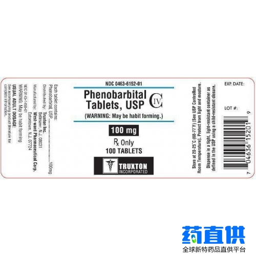 苯巴比妥	Phenobarbital