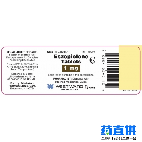 艾司佐匹克隆	eszopiclone