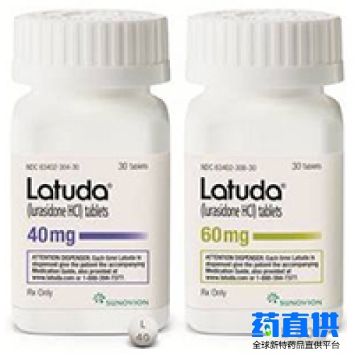 鲁拉西酮	lurasidone HCL Latuda