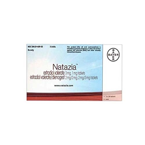 戊酸雌二醇和戊酸雌二醇/地诺孕素片剂（estradiol valeroate and estradiol volerate/dienogest）Natazia