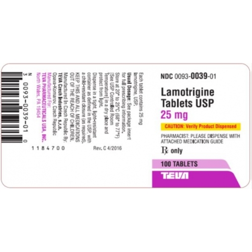 拉莫三嗪	lamotrigine 利必通